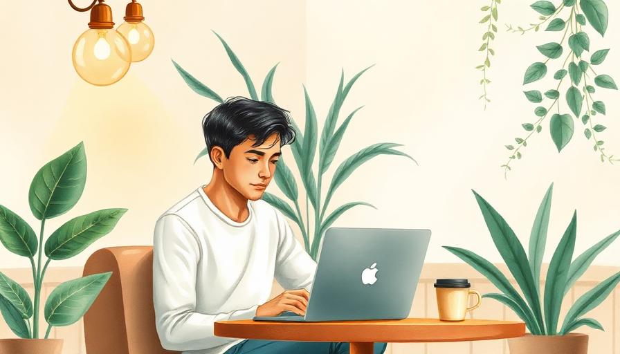 自由工作者情境插畫